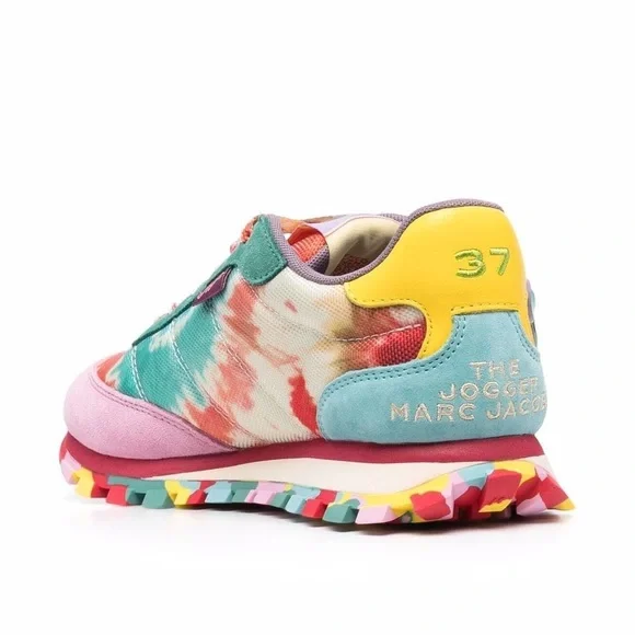 BNIB Marc Jacobs The Tie Dye Jogger Sneakers Multicolour - Picture 3 of 6